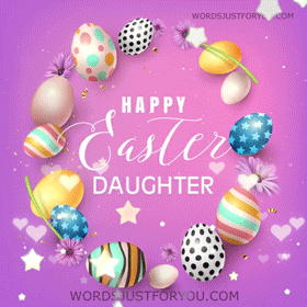 Happy Birthday Daughter Eggs Creative Art GIF