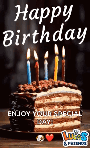 Happy Birthday Dear Friend Lucas And Friends GIF
