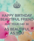 Happy Birthday Dear Friend May Your Day Beautiful GIF