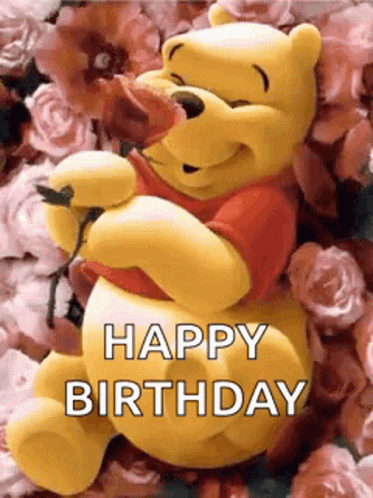 Happy Birthday Disney Winnie The Pooh GIF