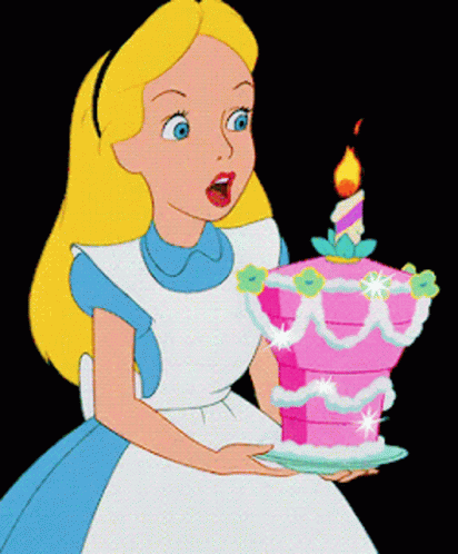 Happy Birthday Disney Alice In Wonderland GIF