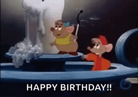 Happy Birthday Disney Jaq And Gus GIF