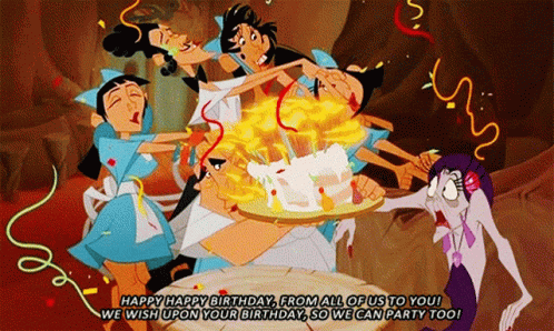 Happy Birthday Disney Emperor's New Groove GIF