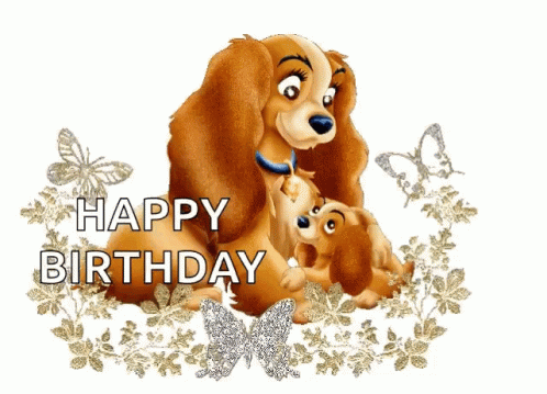 Happy Birthday Disney Lady And The Tramp GIF