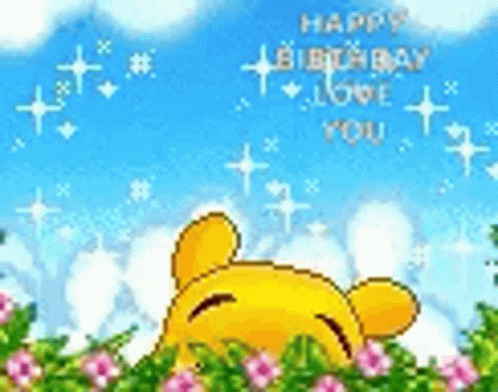 Happy Birthday Disney Cute Winnie The Pooh GIF