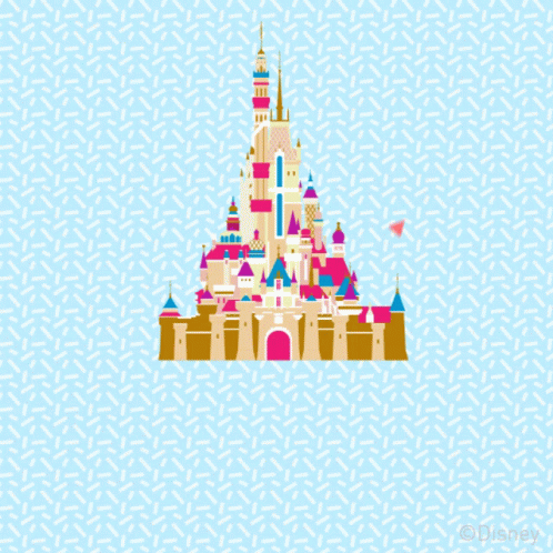 Happy Birthday Disney Animated Castle GIF