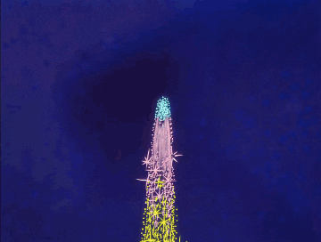 Happy Birthday Disney Alice In Wonderland Fireworks GIF