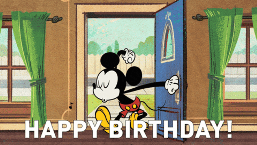 Happy Birthday Disney Characters GIF