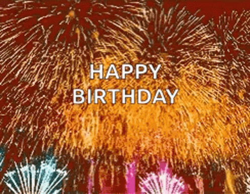 Happy Birthday Fireworks Meme GIF