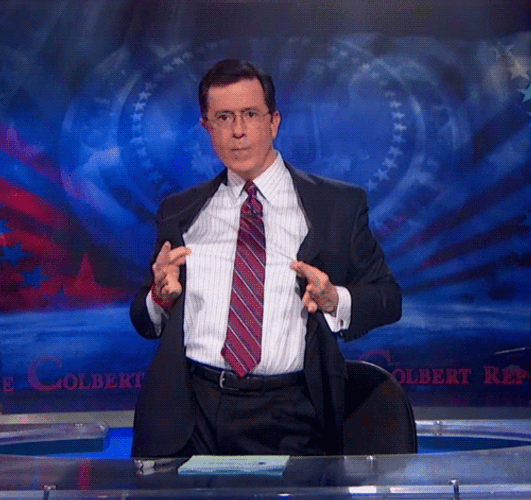 Happy Birthday Funny Dance Stephen Colbert Report GIF