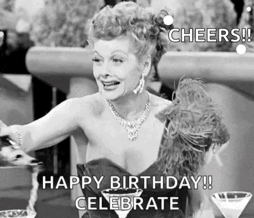 Happy Birthday Funny Lucille Ball GIF