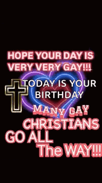 Happy Birthday Gay Christian