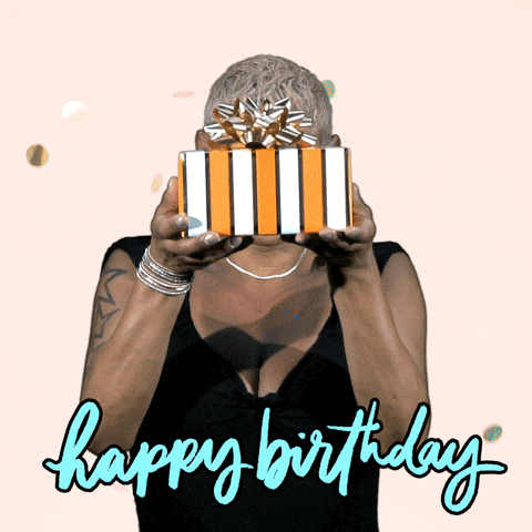 Happy Birthday Gay Holding Gift GIF