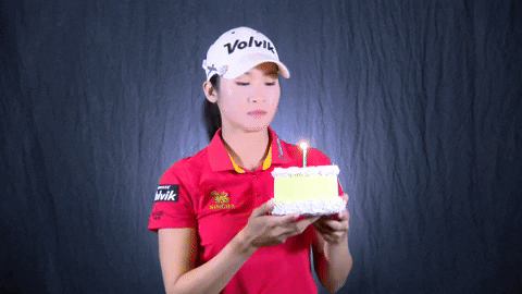 Happy Birthday Golf Player Pannarat Thanapolboonyaras GIF