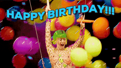 Happy Birthday Gorgeous Katy Perry GIF