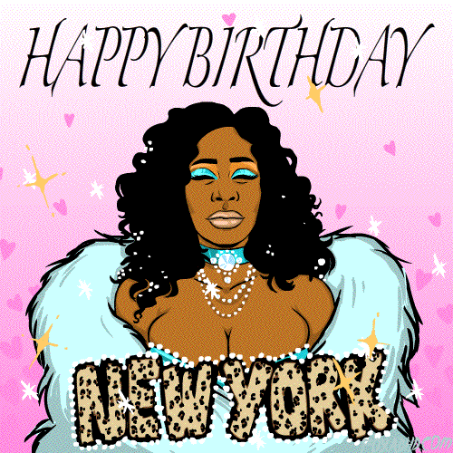 Happy Birthday Gorgeous New York Girl GIF