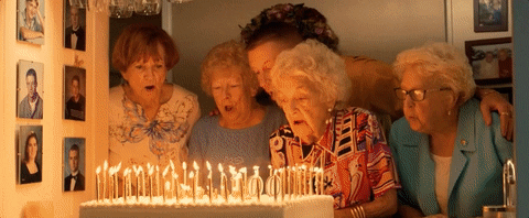 Happy Birthday Grandma Gang GIF