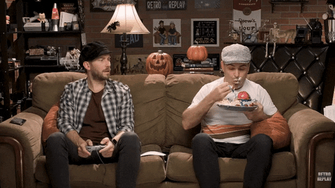 Happy Birthday Halloween Eating Cake Nolan North GIF