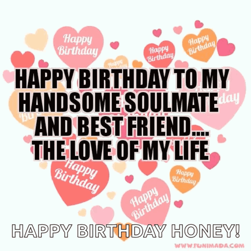 Happy Birthday Handsome Soulmate GIF