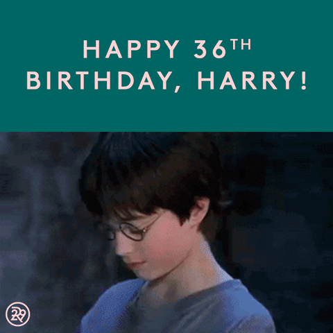 Happy Birthday Harry Opening Cake GIF