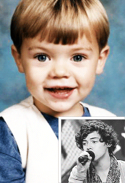 Happy Birthday Harry Styles Childhood Picture GIF