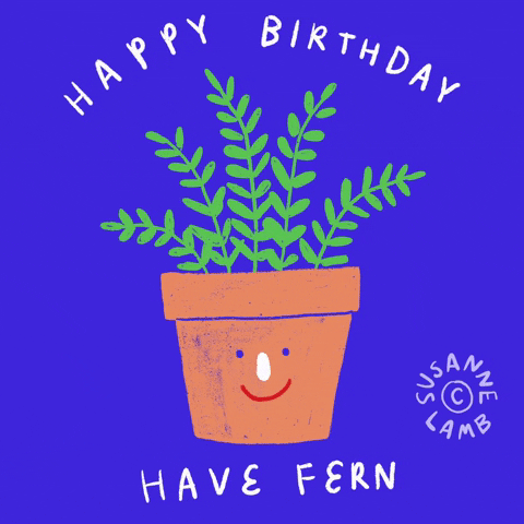 Happy Birthday Have Fun Illustration GIF