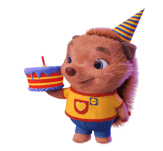 Happy Birthday Hedgehog GIF