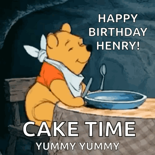 Happy Birthday Henry Cake Time Yummers GIF