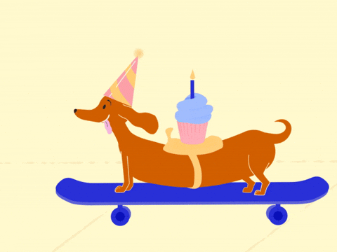 Happy Birthday Hotdog Cake Brother Meme GIF
