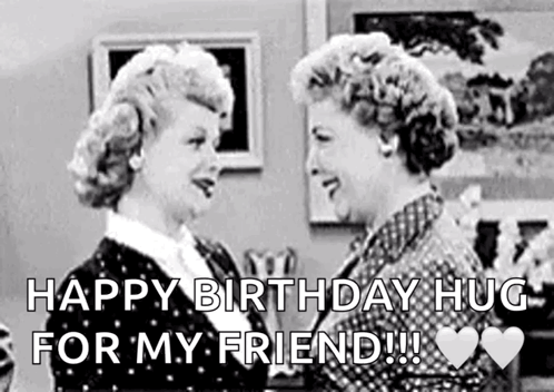 Happy Birthday Hug For My Dear Friend GIF