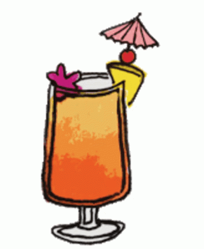Happy Birthday In Hawaiian Dancing Drink GIF
