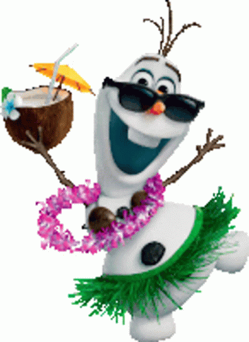 Happy Birthday In Hawaiian Olaf GIF