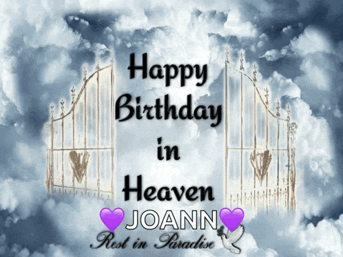 Happy Birthday In Heaven Meme GIF