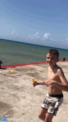 Happy Birthday Kid Happy Dancing Beach GIF