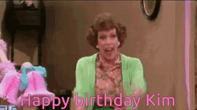 Happy Birthday Kim Gif GIF