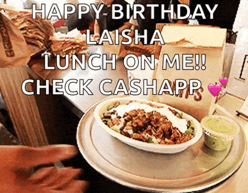 Happy Birthday Laisha Lunch