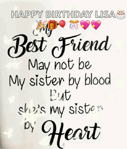 Happy Birthday Lisa Card