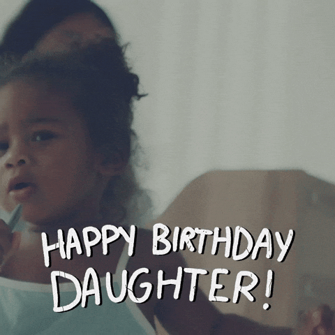 Happy Birthday Little Daughter GIF