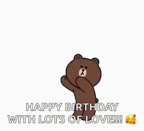 Happy Birthday Love With Lots Of Love GIF