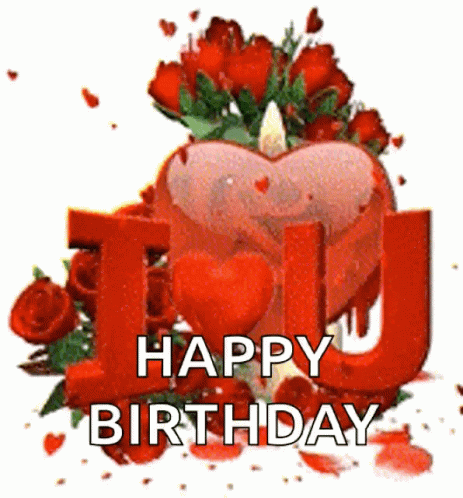 Happy Birthday Love You Candles GIF