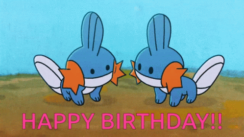 Happy Birthday Mudkip GIF