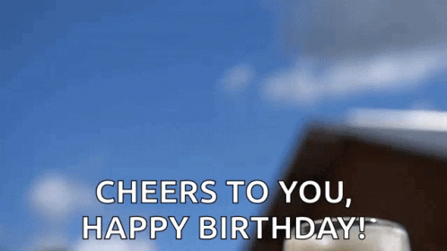 Happy Birthday Mug Of Beer Toasting GIF