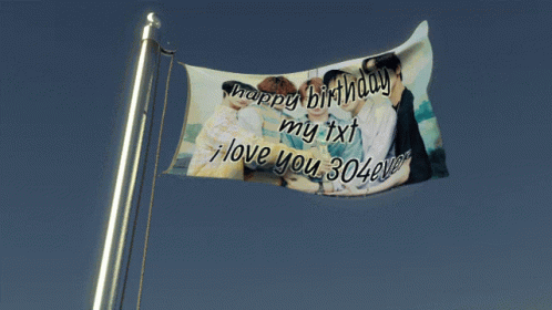 Happy Birthday My IXT I Love You 30 4 Ever Flag