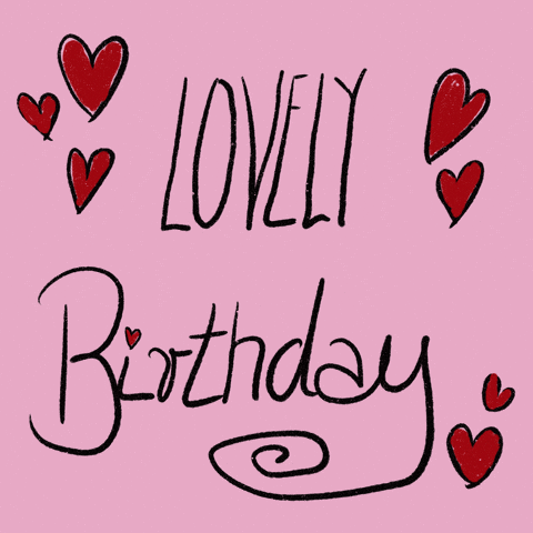 Happy Birthday My Love Graphic Arts GIF
