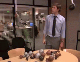 Happy Birthday Office Banner GIF