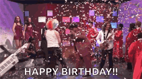 Happy Birthday Office Celebration GIF