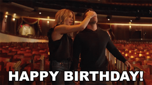 Happy Birthday Office Greeting Surprise GIF