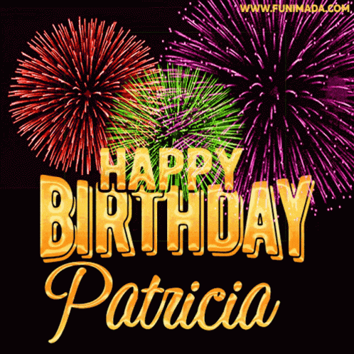 Happy Birthday Patricia Fireworks