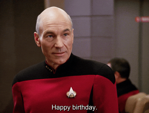 Happy Birthday Picard Star Wars GIF