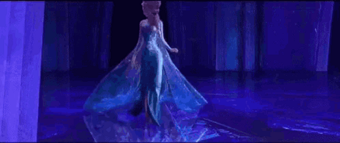 Happy Birthday Princess Elsa Frozen Greeting GIF